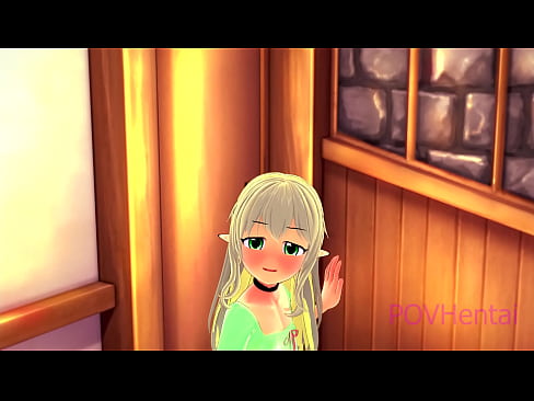 ❤️ (Trap) Bidh maighdeann Elvish gad chuideachadh gus d’ aghaidh a nighe. ❤❌  Bhidio gnè  leinn  ☑