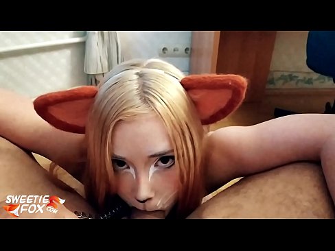 ❤️ Kitsune swallow dick agus cum na beul ❤❌  Bhidio gnè  leinn  ☑